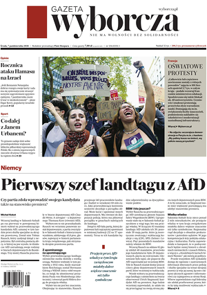 Prima pagina Gazeta Wyborcza di oggi - Quotidiano estero
