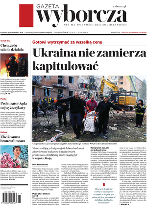 Prima pagina Gazeta Wyborcza di oggi - Quotidiano estero