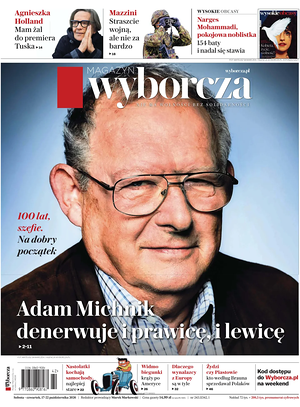 Prima pagina Gazeta Wyborcza di oggi - Quotidiano estero