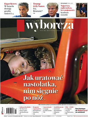 Prima pagina Gazeta Wyborcza di oggi - Quotidiano estero