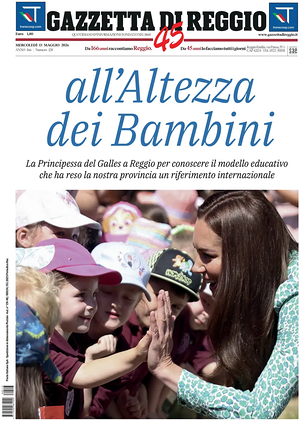 Prima pagina Gazzetta di Reggio di oggi - Quotidiano regionale