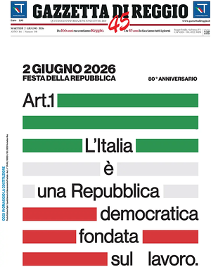 Prima pagina Gazzetta di Reggio di oggi - Quotidiano regionale