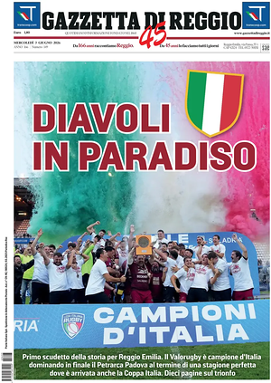 Prima pagina Gazzetta di Reggio di oggi - Quotidiano regionale