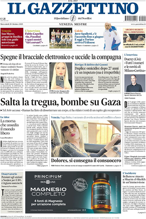 Il Gazzettino prima pagina