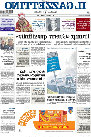 Prima pagina Il Gazzettino di oggi - Quotidiano nazionale