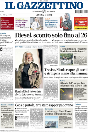 Prima pagina Il Gazzettino di oggi - Quotidiano nazionale