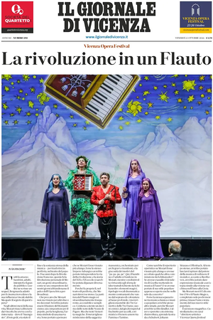 Prima pagina Il Giornale di Vicenza di oggi - Quotidiano regionale
