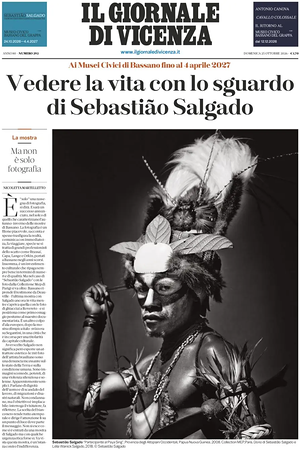 Prima pagina Il Giornale di Vicenza di oggi - Quotidiano regionale