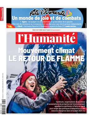 Une de L'Humanité du jour - Journal national