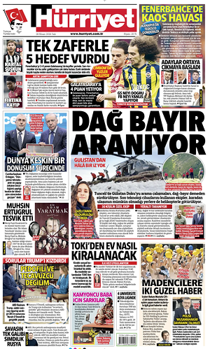 Hurriyet prima pagina