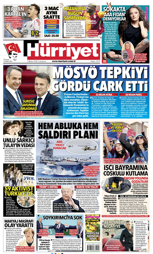 Hurriyet prima pagina