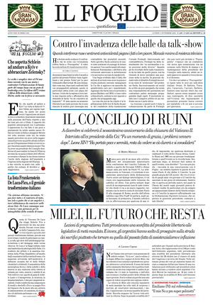 Il Foglio prima pagina