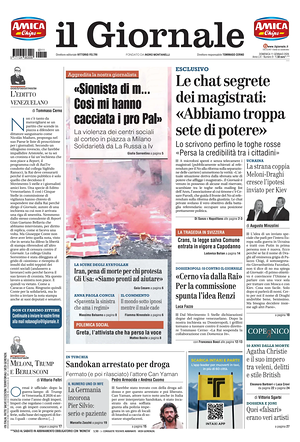 Il Giornale prima pagina