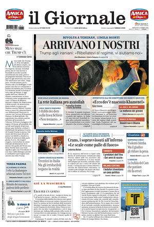 Il Giornale prima pagina