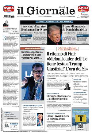 Prima pagina Il Giornale di oggi - Quotidiano nazionale
