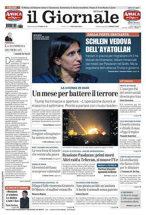 Prima pagina Il Giornale di oggi - Quotidiano nazionale