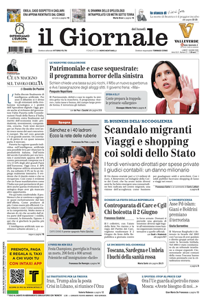 Il Giornale prima pagina