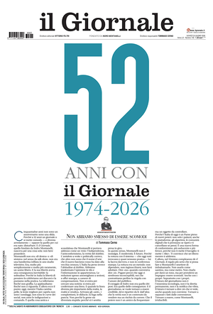 Prima pagina Il Giornale di oggi - Quotidiano nazionale