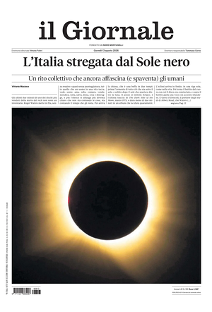 Prima pagina Il Giornale di oggi - Quotidiano nazionale