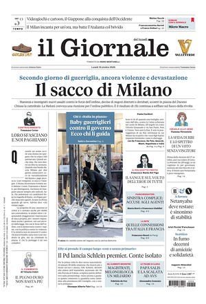 Il Giornale prima pagina