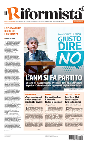 Il Riformista prima pagina