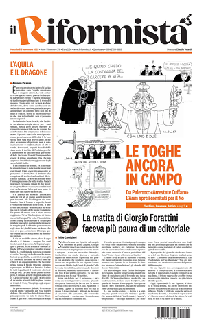 Prima pagina Il Riformista di oggi - Quotidiano nazionale