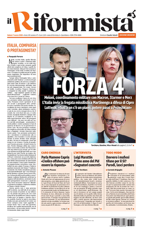 Prima pagina Il Riformista di oggi - Quotidiano nazionale