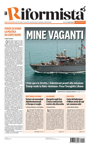 Il Riformista prima pagina
