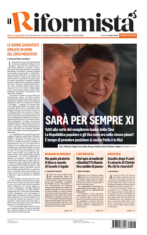 Prima pagina Il Riformista di oggi - Quotidiano nazionale