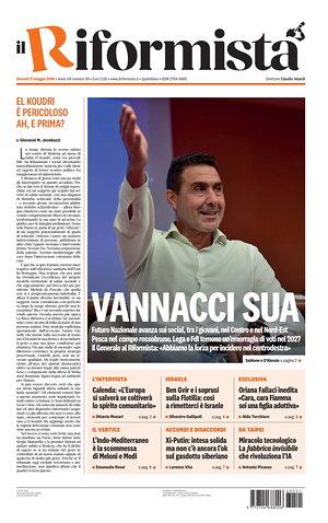 Prima pagina Il Riformista di oggi - Quotidiano nazionale