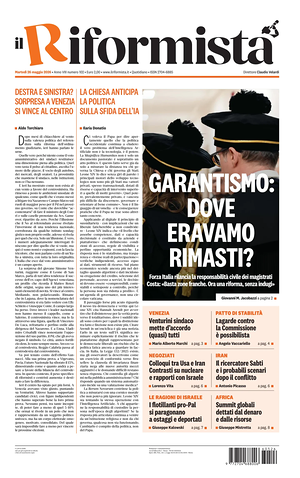 Prima pagina Il Riformista di oggi - Quotidiano nazionale