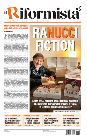 Il Riformista prima pagina