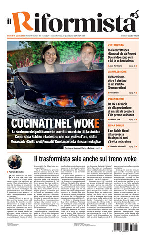 Prima pagina Il Riformista di oggi - Quotidiano nazionale