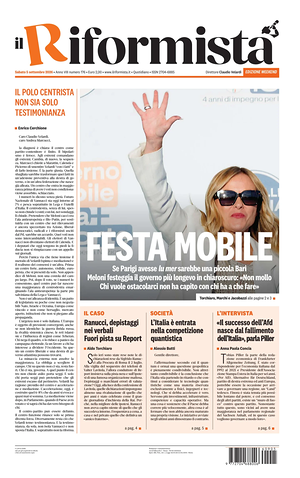 Il Riformista prima pagina