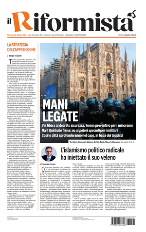 Il Riformista prima pagina
