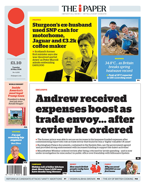 iNews front page
