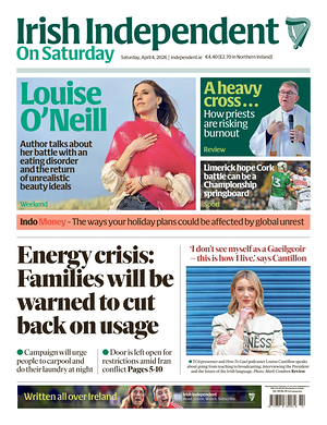Prima pagina Irish Independent di oggi - Quotidiano estero