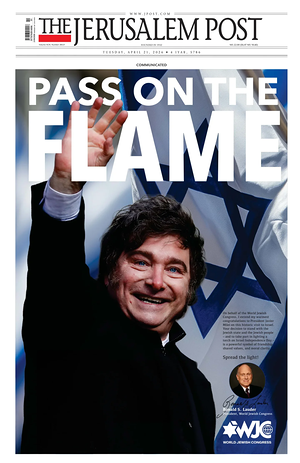 The Jerusalem Post prima pagina