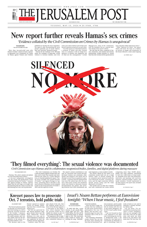 Prima pagina The Jerusalem Post di oggi - Quotidiano estero