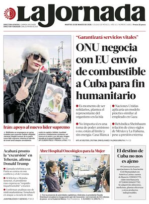 La Jornada prima pagina