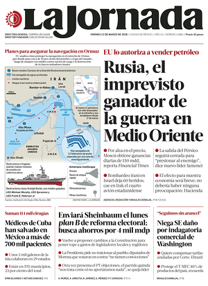 Prima pagina La Jornada di oggi - Quotidiano estero