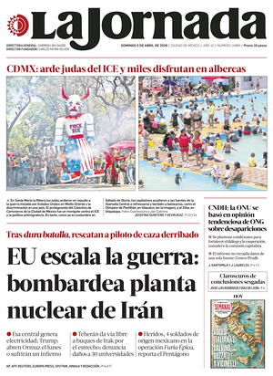Prima pagina La Jornada di oggi - Quotidiano estero
