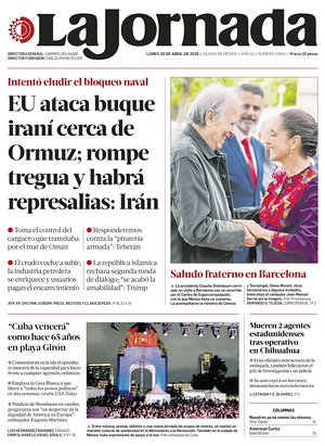 La Jornada prima pagina