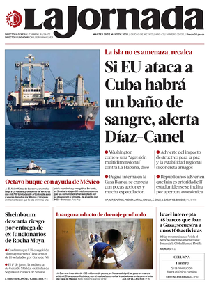 Prima pagina La Jornada di oggi - Quotidiano estero
