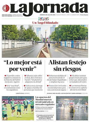 Prima pagina La Jornada di oggi - Quotidiano estero