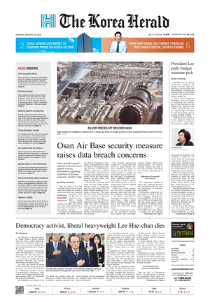 Prima pagina The Korea Herald di oggi - Quotidiano finanza