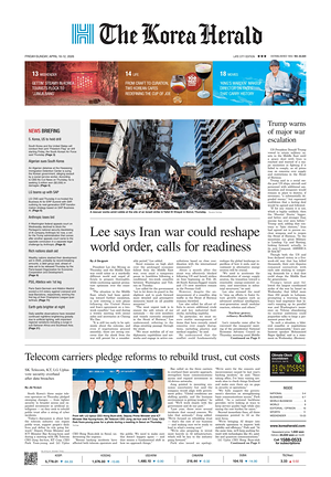 Prima pagina The Korea Herald di oggi - Quotidiano finanza