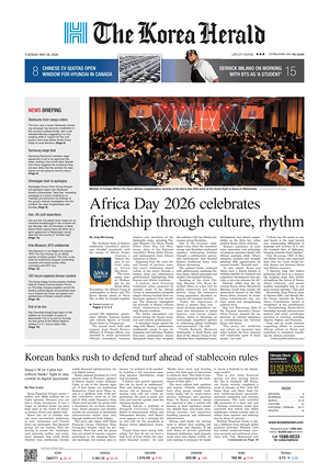 Prima pagina The Korea Herald di oggi - Quotidiano finanza