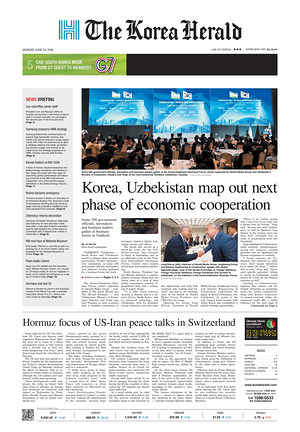 Prima pagina The Korea Herald di oggi - Quotidiano finanza
