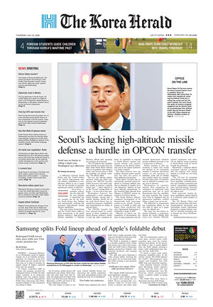 Prima pagina The Korea Herald di oggi - Quotidiano finanza